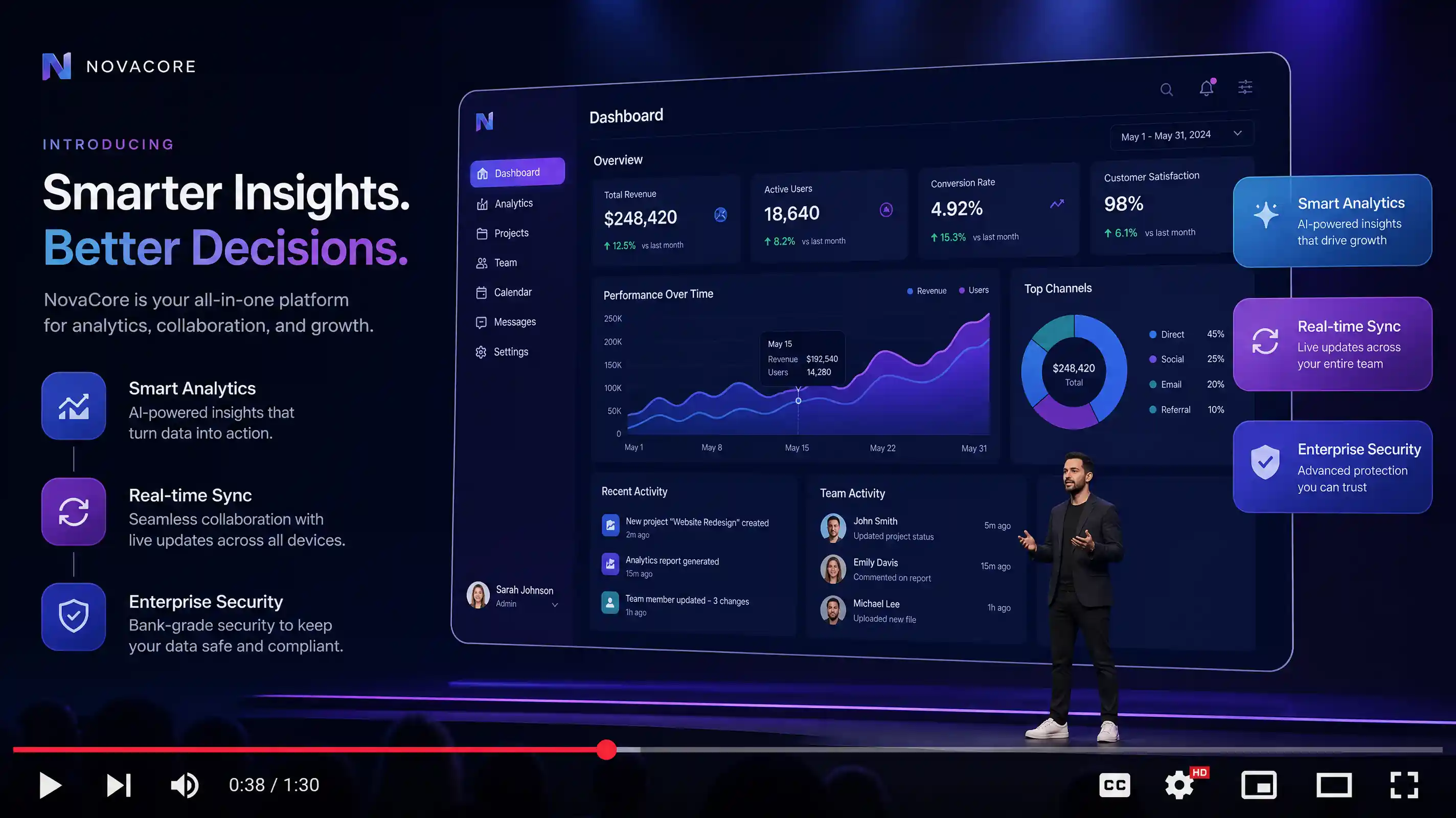 AI product promo video example