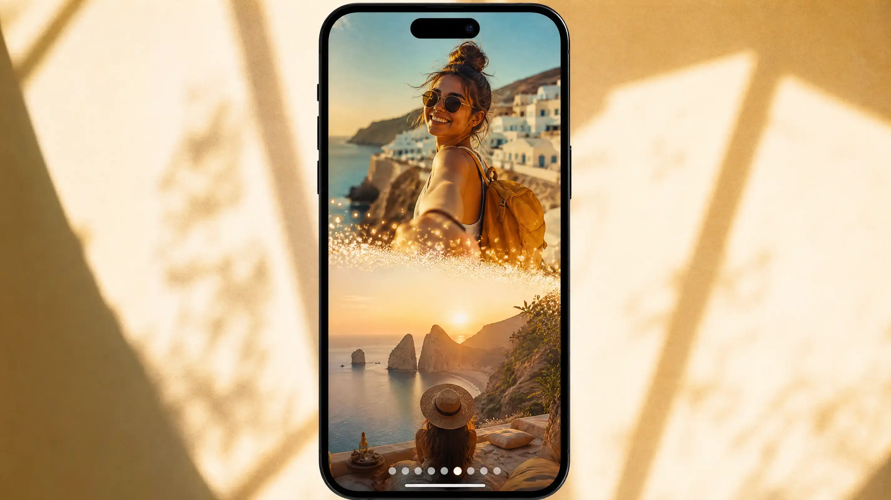AI video slideshow for social media