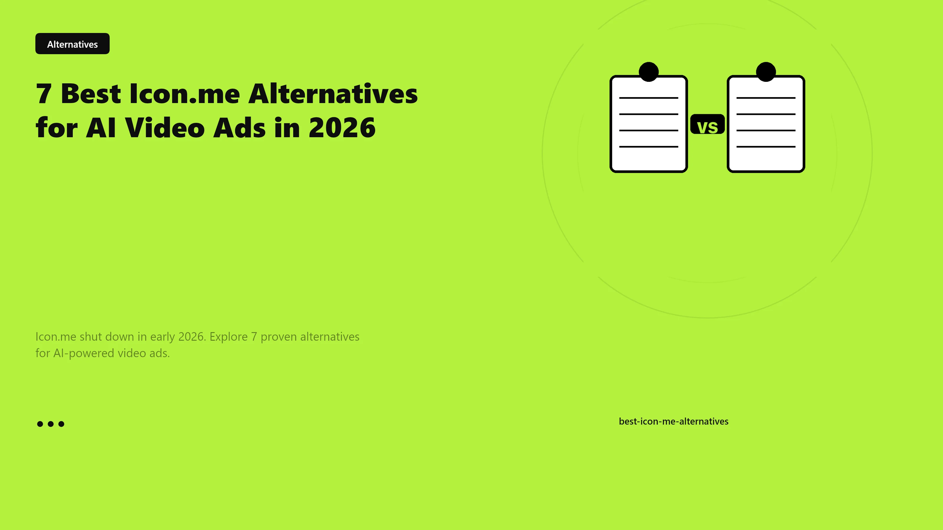 7 Best Icon.me Alternatives for AI Video Ads in 2026
