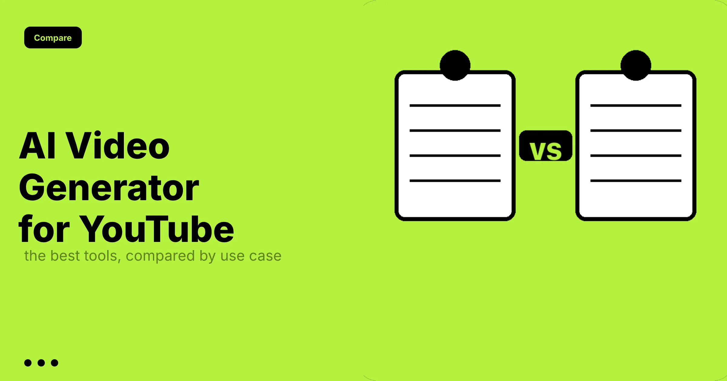 The Best AI Video Generator for YouTube, Compared by Use Case