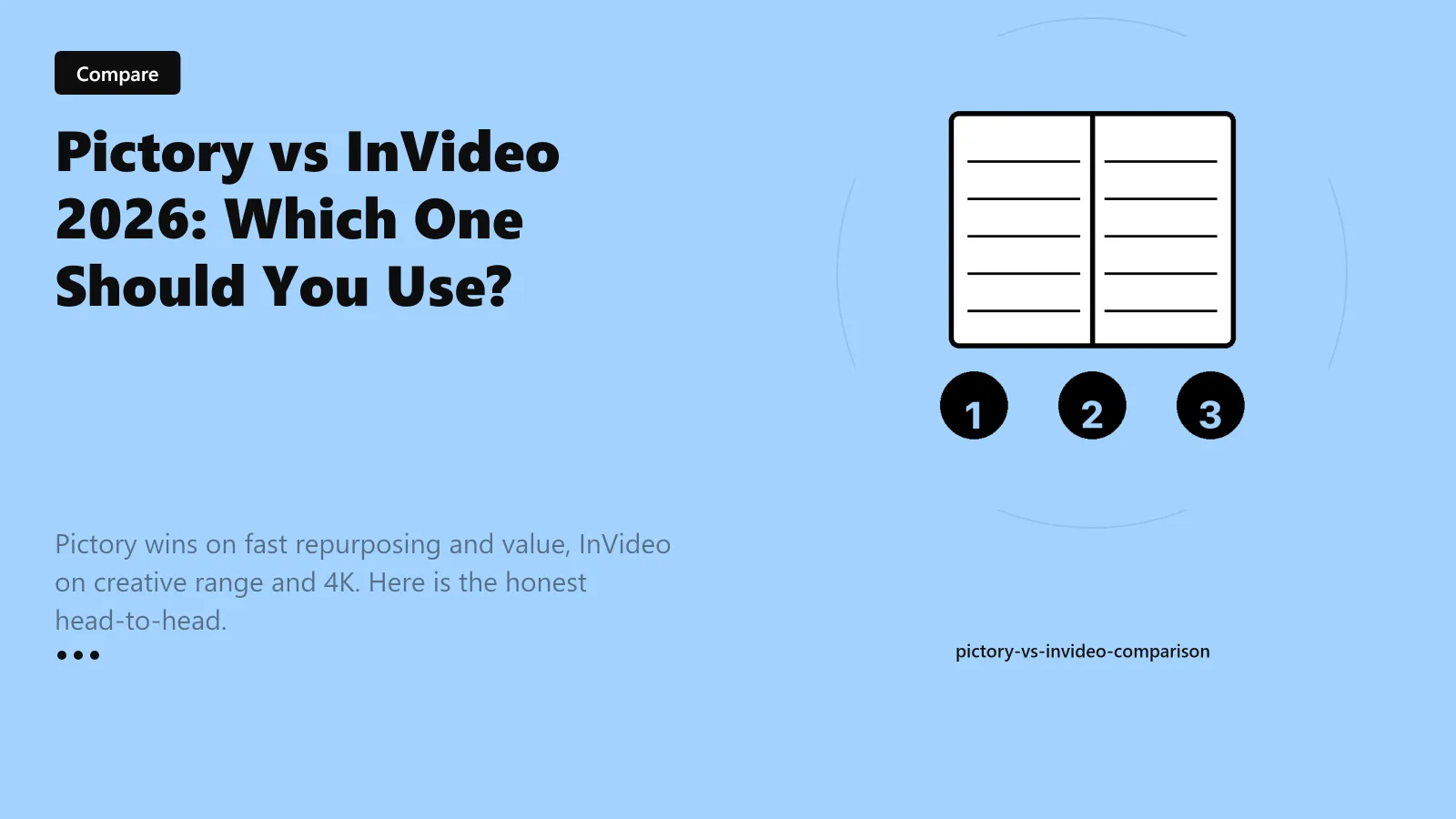 Pictory vs InVideo 2026: Which One Should You Use?