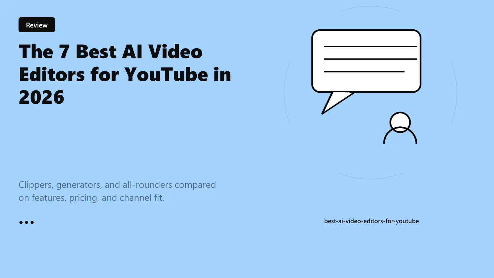 The 7 Best AI Video Editors for YouTube in 2026
