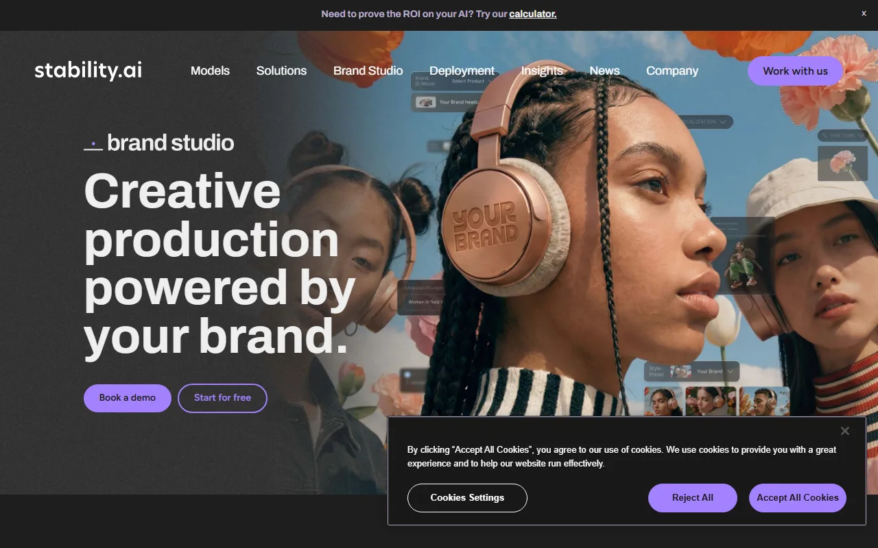 Stability AI, the team behind Stable Diffusion, and its Brand Studio generation tools
