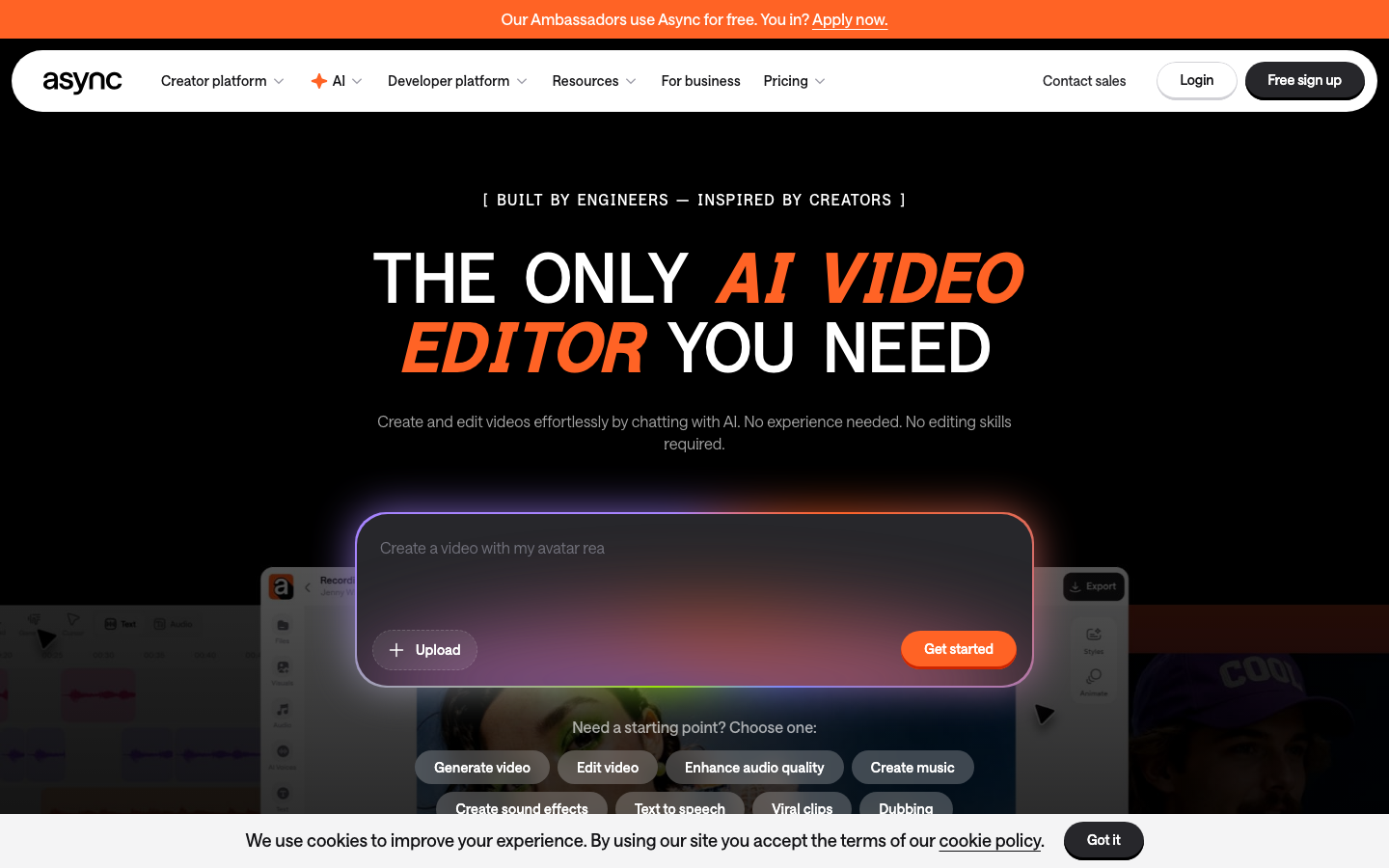 Podcastle homepage screenshot