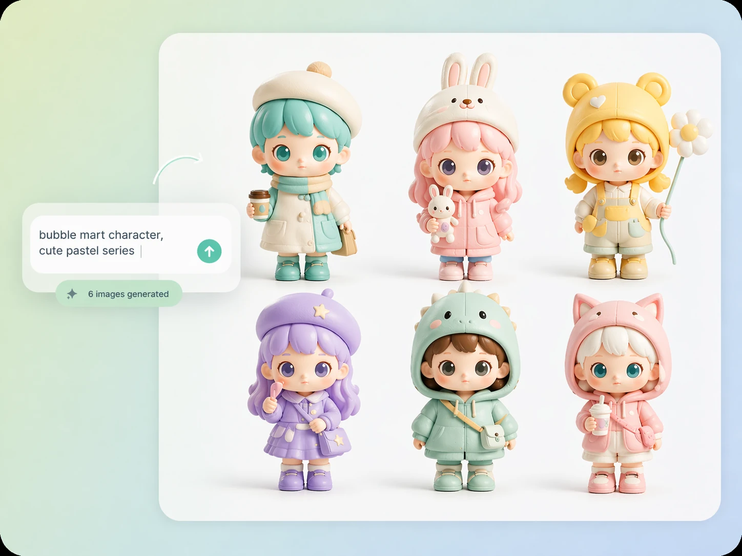 Generate Multiple Images in One Request, Maintain Consistent Style — AI image by Pexo