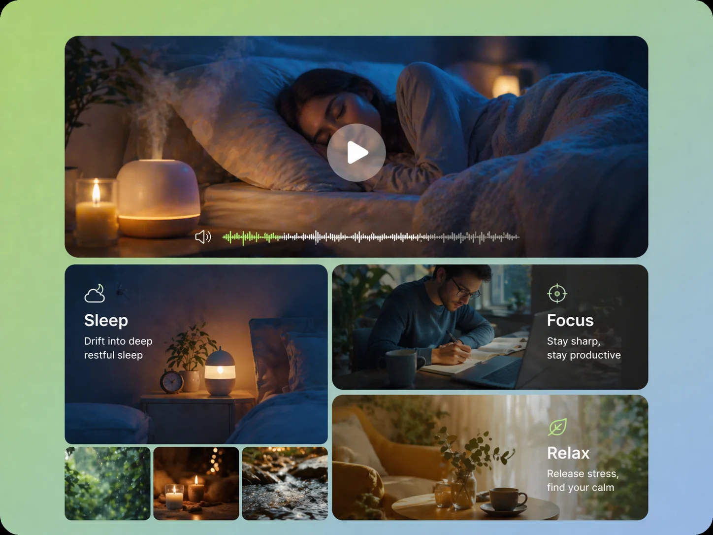 Generate Long Form Sleep and Focus ASMR From a Single Prompt — Pexo AI