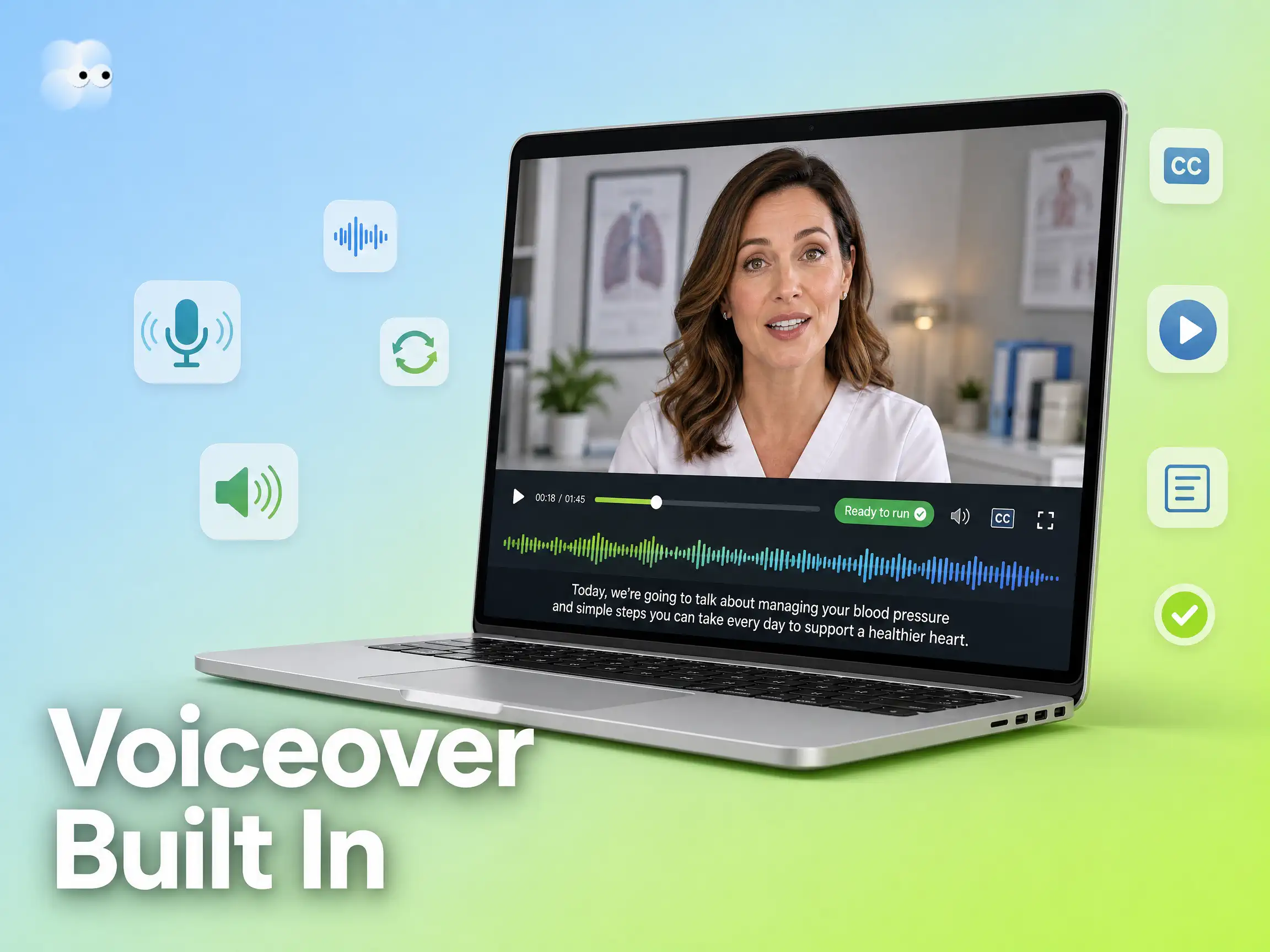 Healthcare voice and lip-sync production by Pexo
