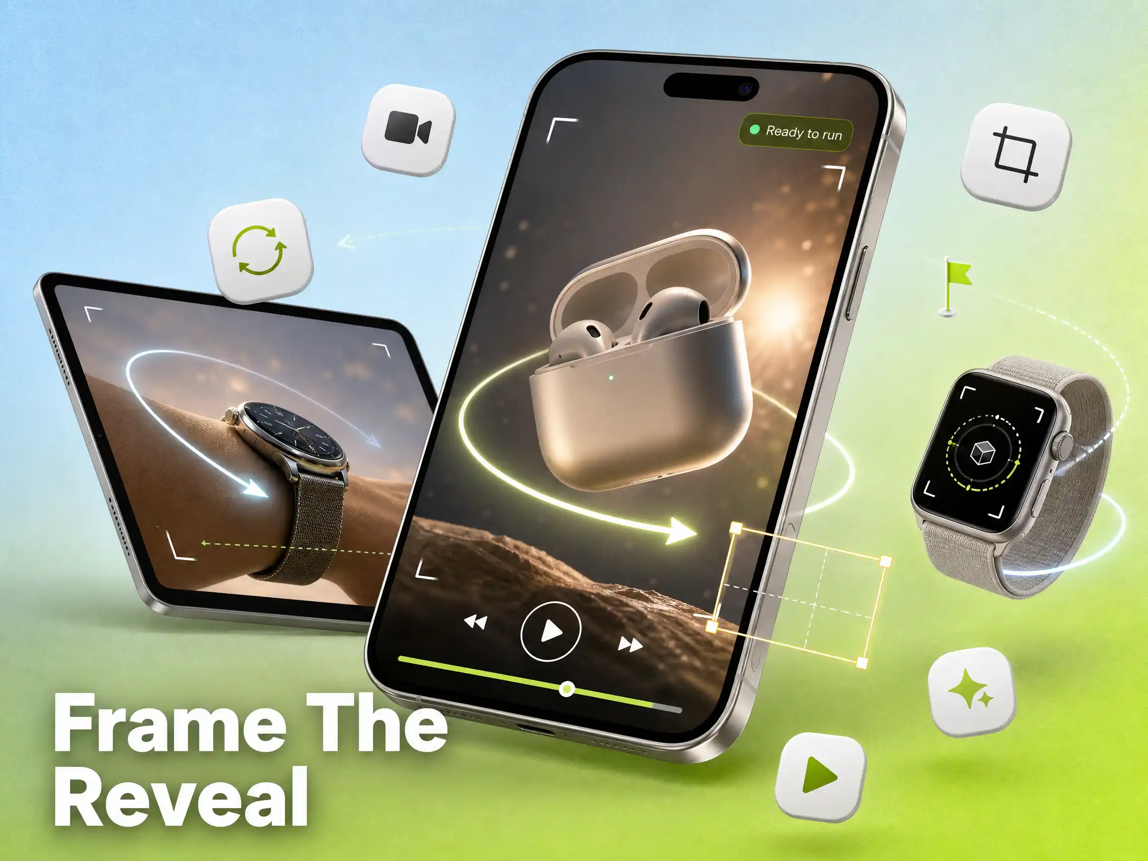 Interface reveal animated mockups by Pexo