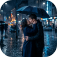 Rainy night template preview