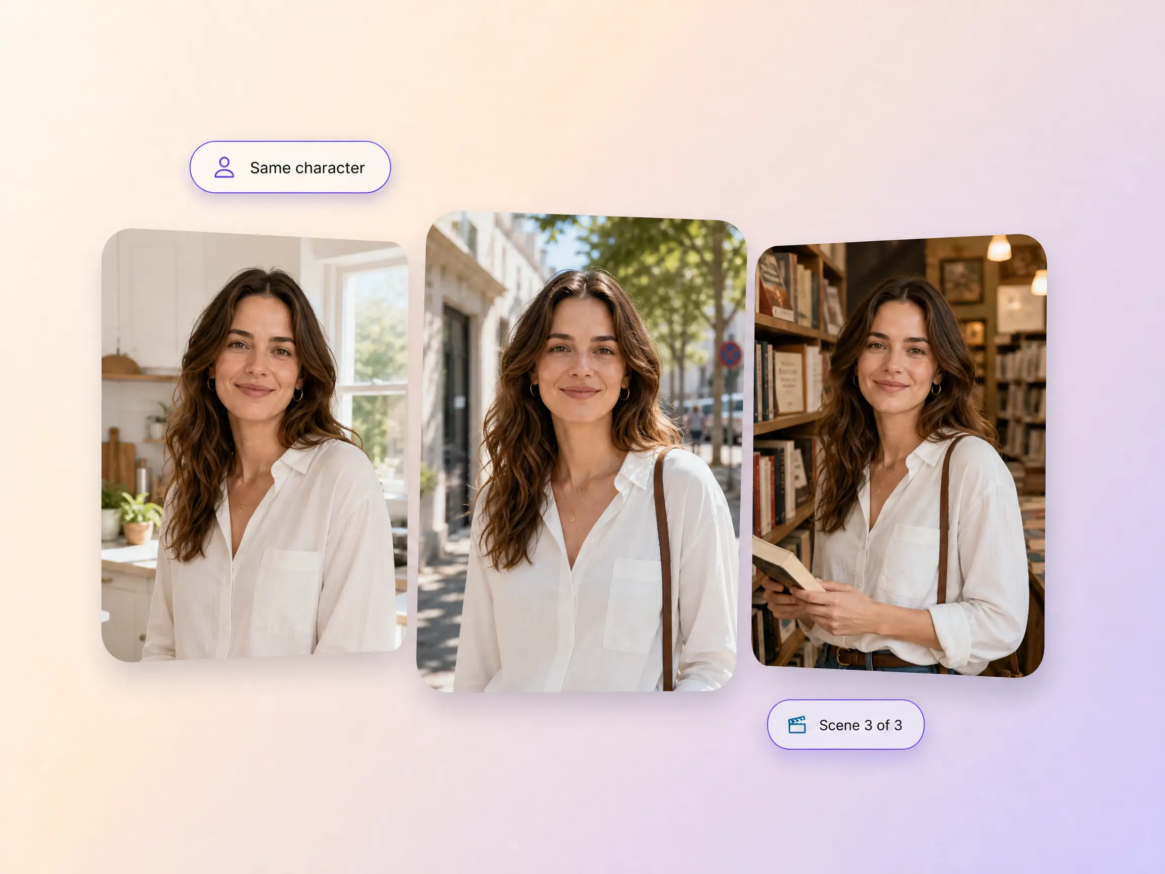 Consistent characters across every scene of an AI TikTok video