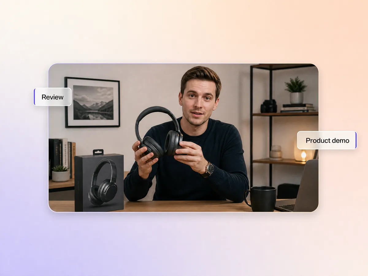 AI YouTube product review video generated by Pexo