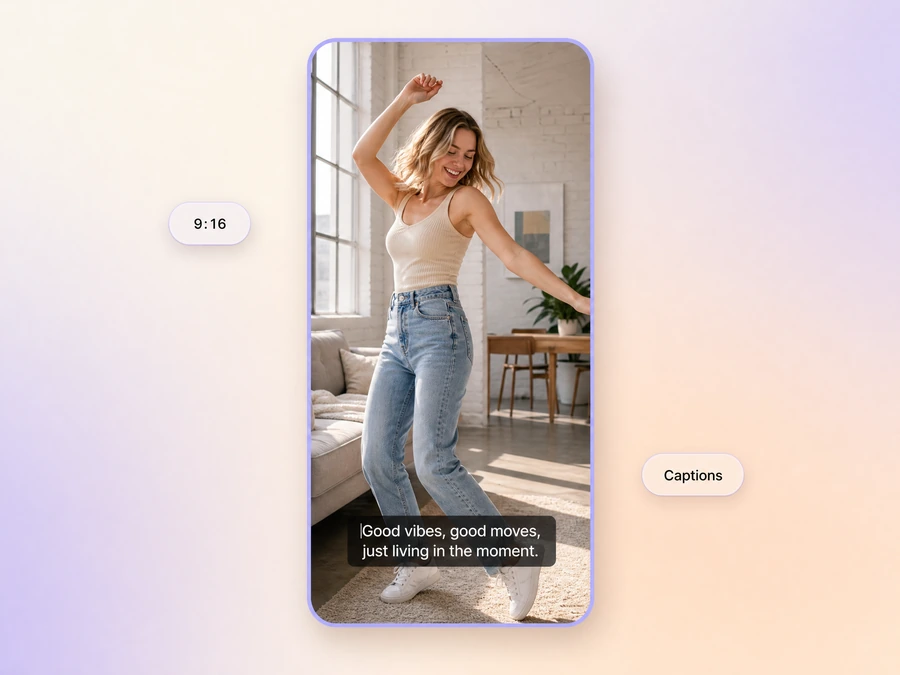AI TikTok video creation workflow