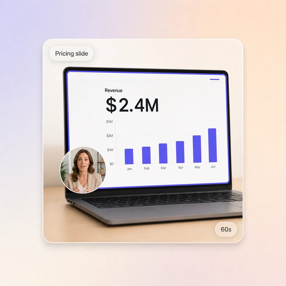 AI sales video product demo preview