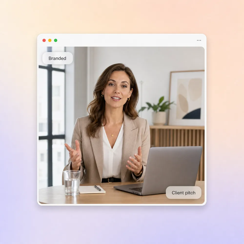 AI sales video pitch deck for a marketing agency