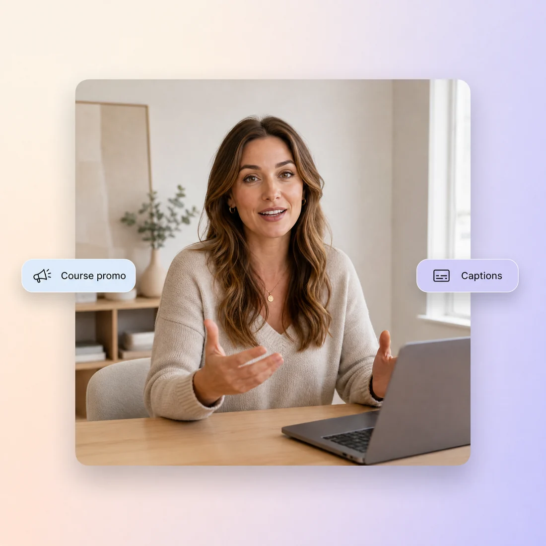 AI promo video for an online course launch