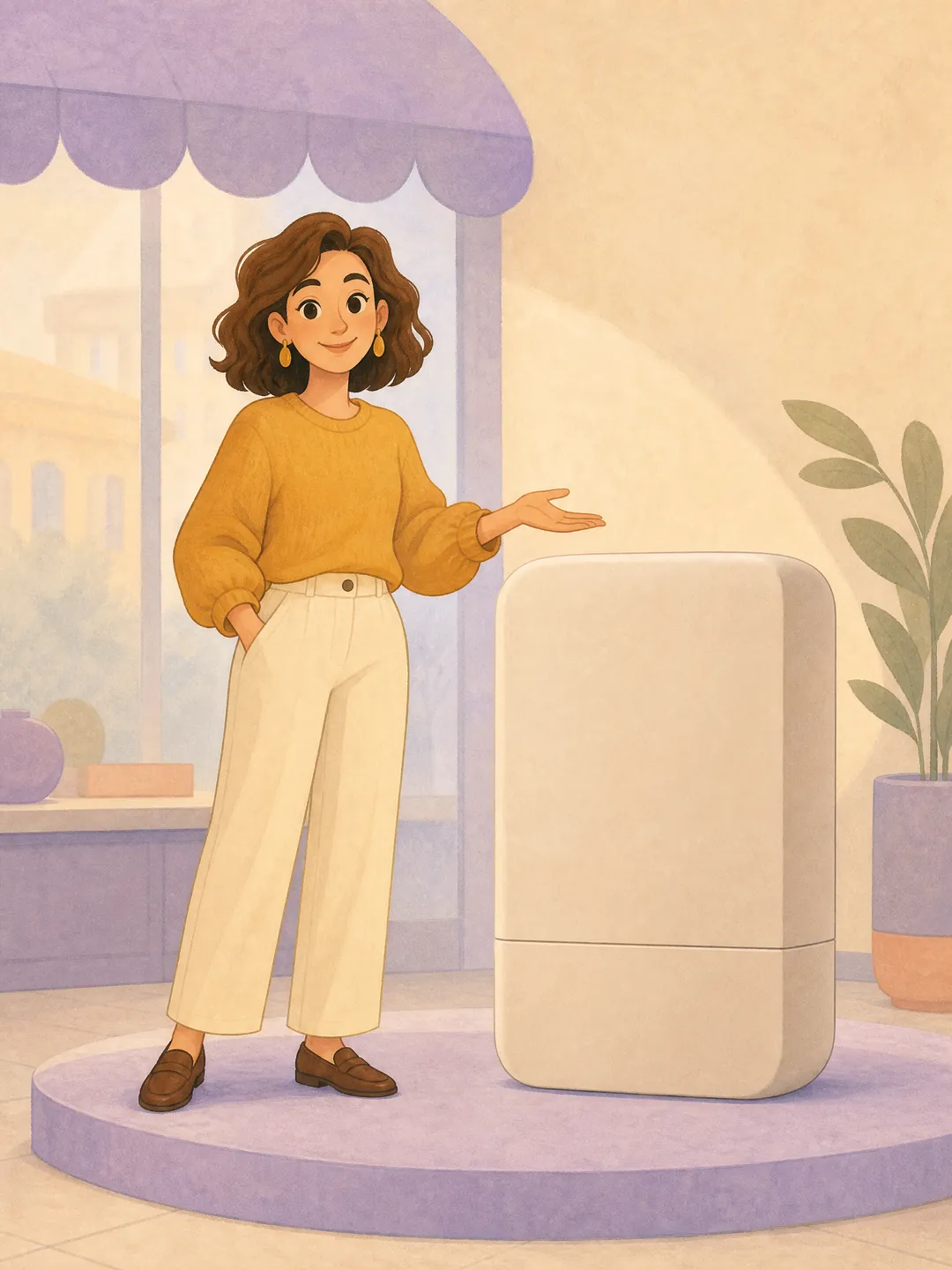 Animated marketing video scene made with Pexo