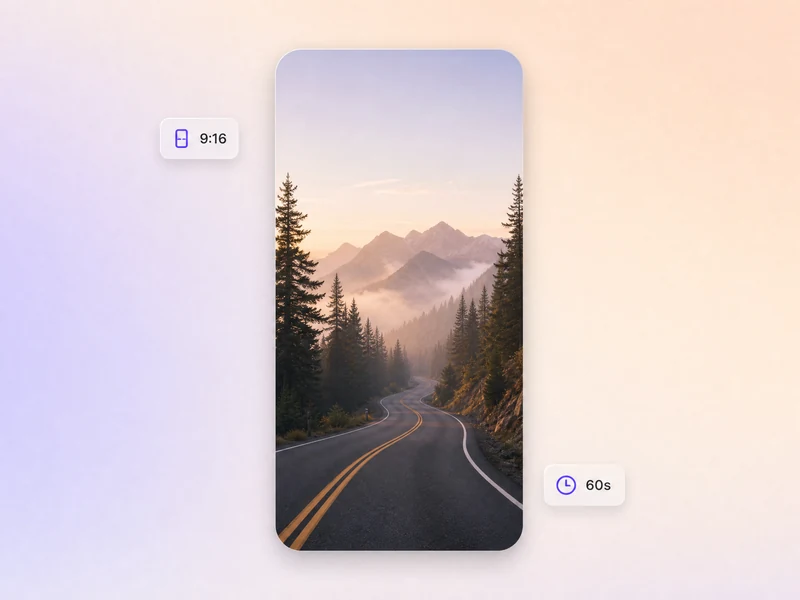 Cinematic video exported as a vertical YouTube Short