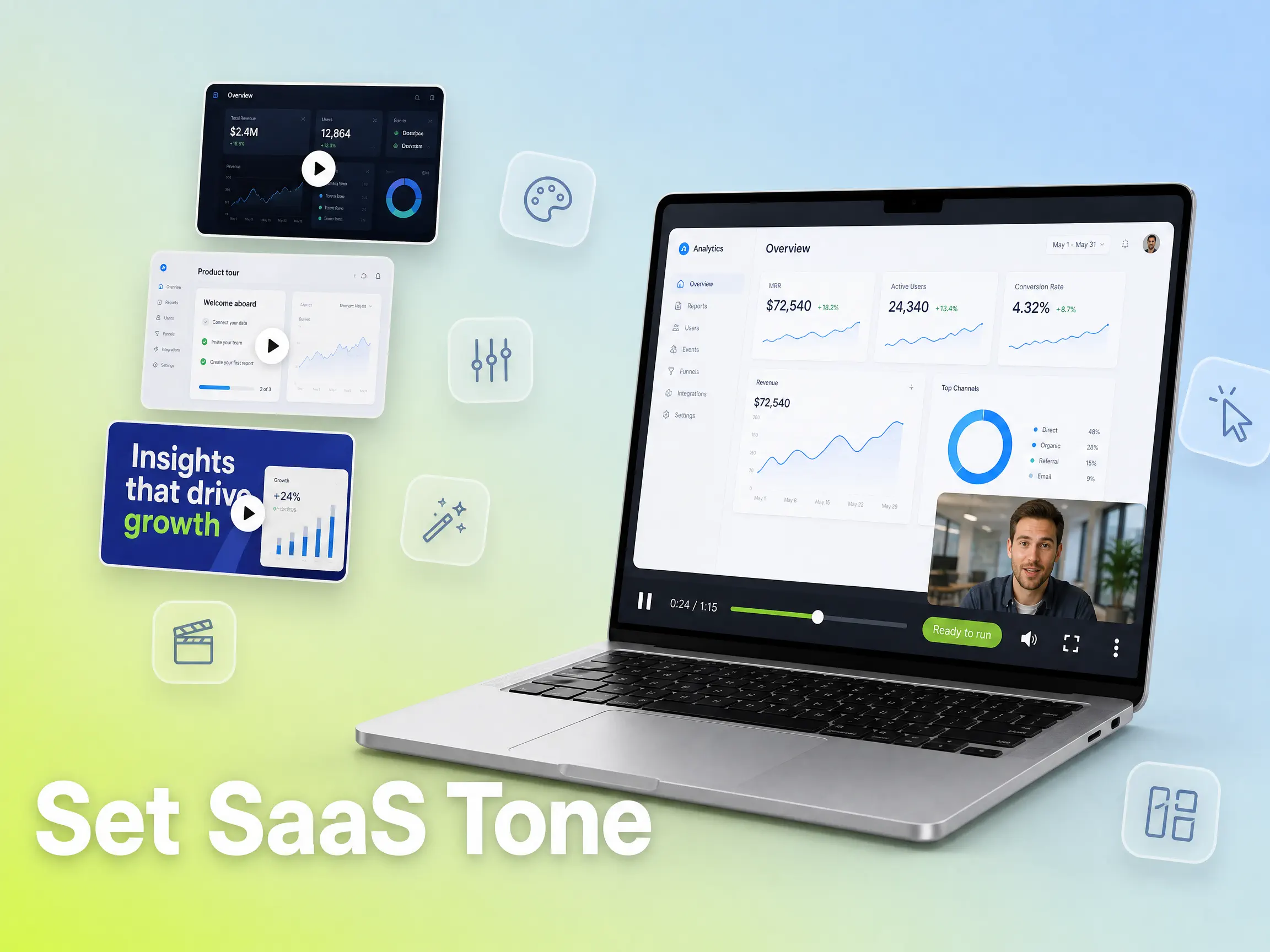 Visual style control for SaaS explainer videos by Pexo