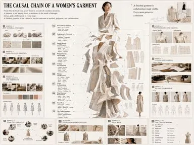 Fashion and design board for educational YouTube content