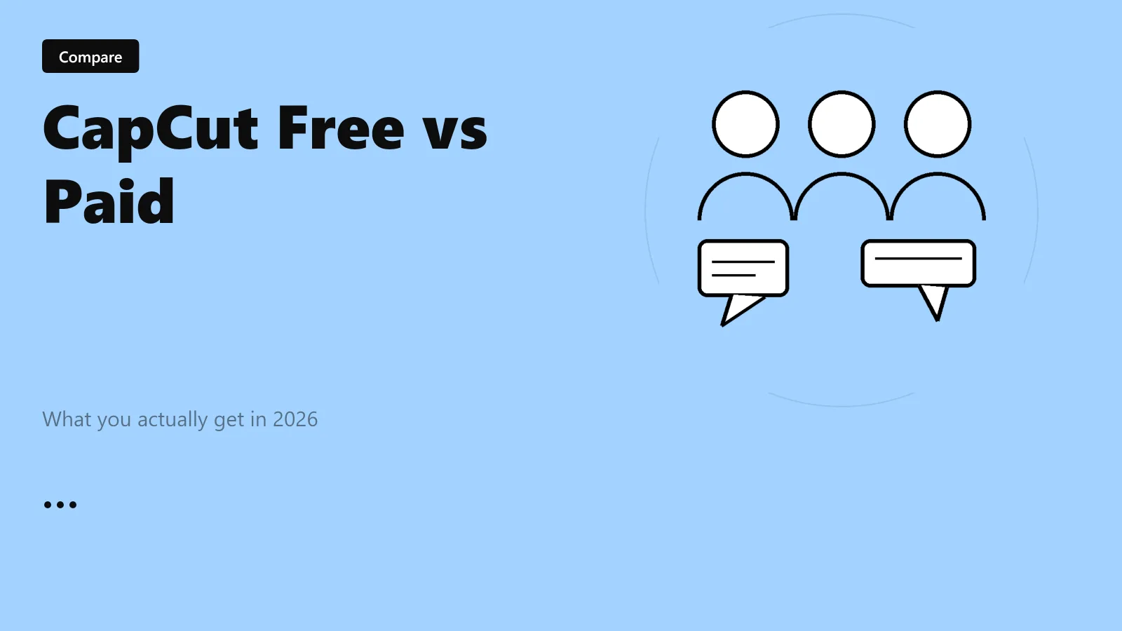 CapCut Free vs Paid in 2026: What You Actually Get