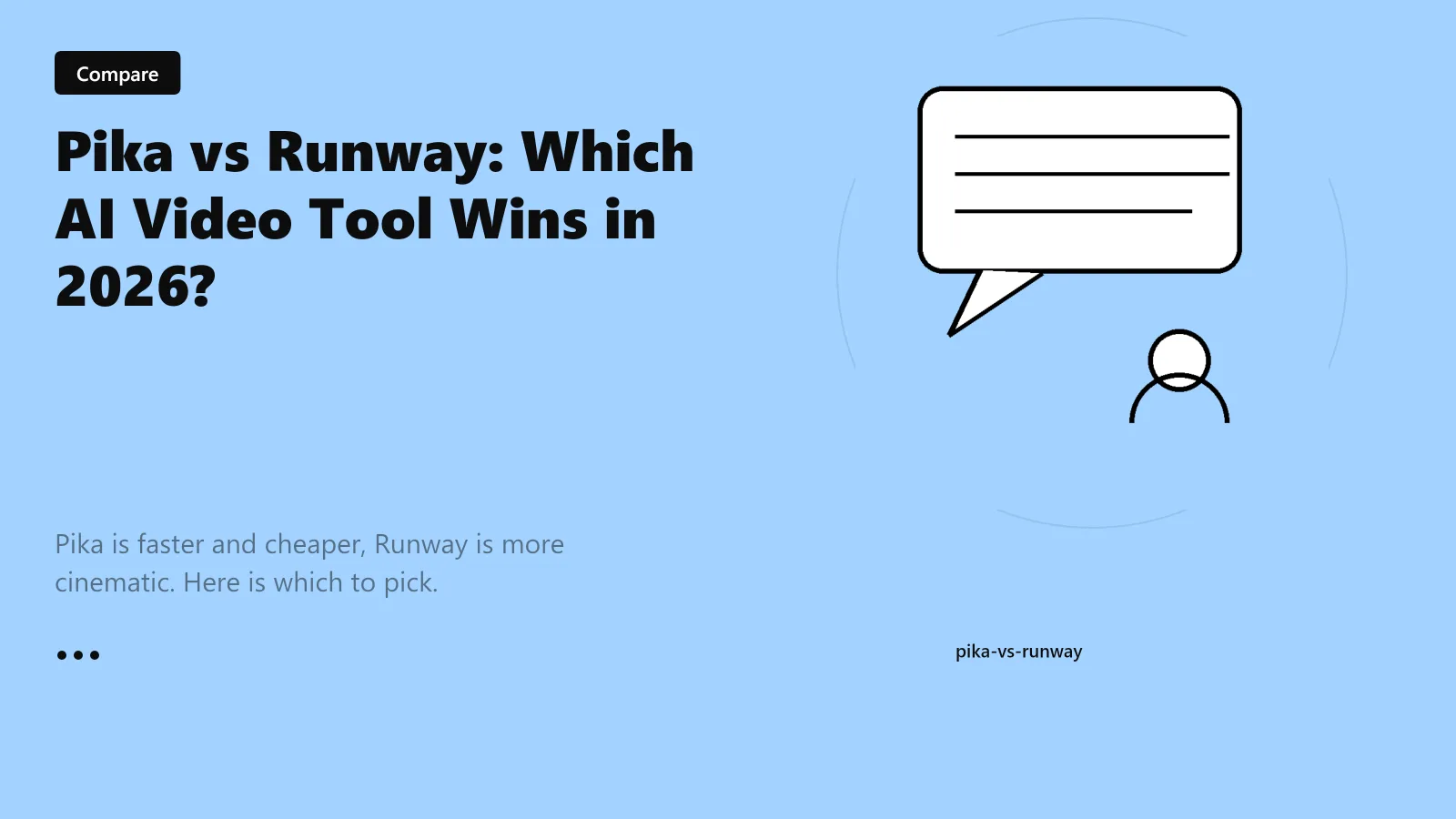 Pika vs Runway: Which AI Video Tool Wins in 2026?