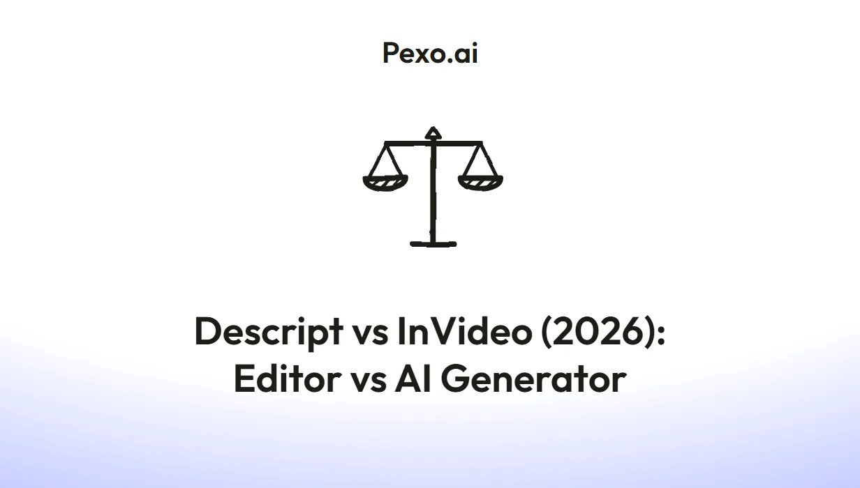 Descript vs InVideo (2026): Editor vs AI Generator