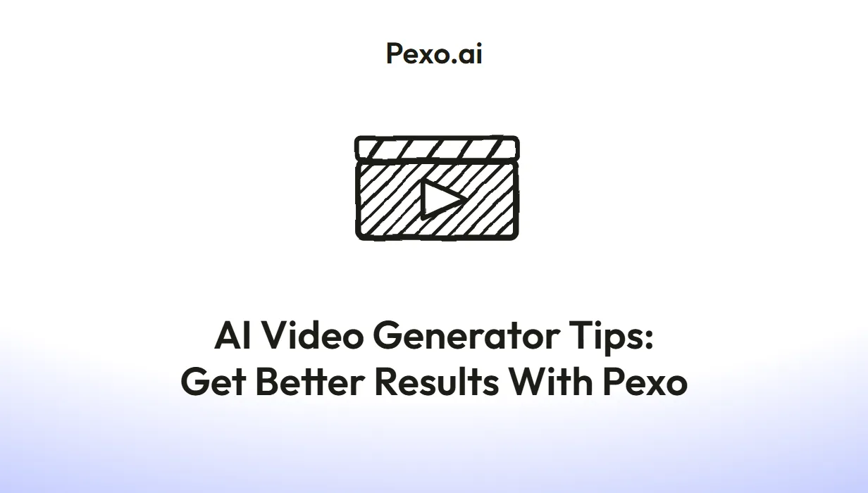 AI Video Generator Tips: Get Better Results With Pexo (2026)