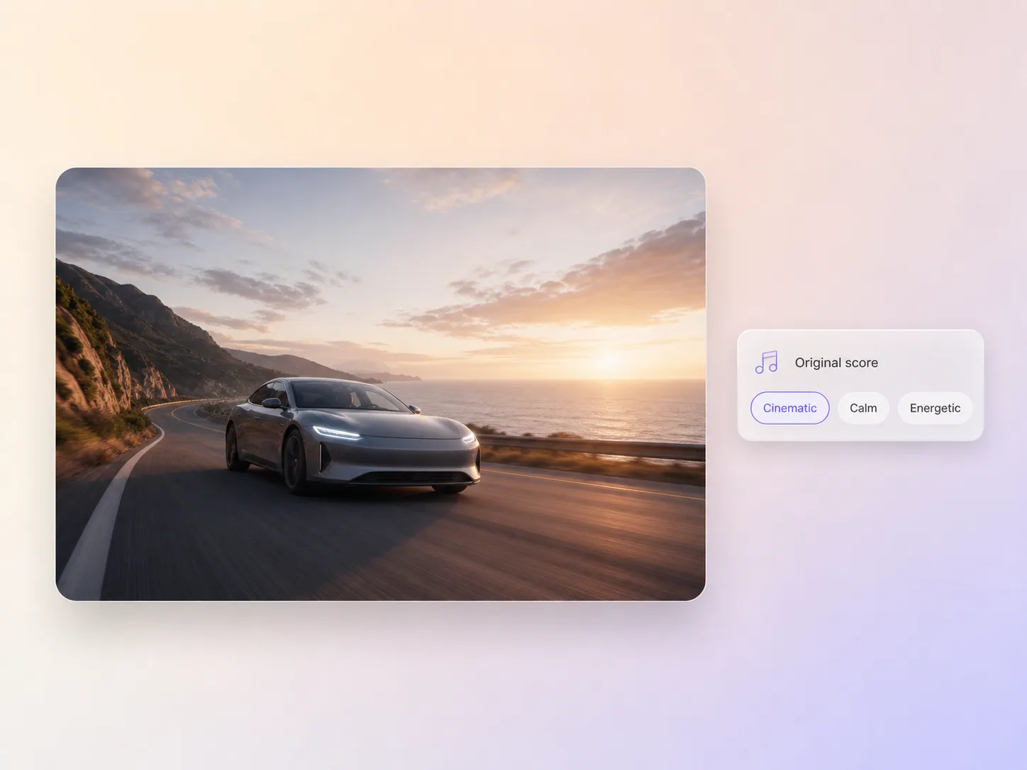 Pexo composing an original soundtrack for a car launch video