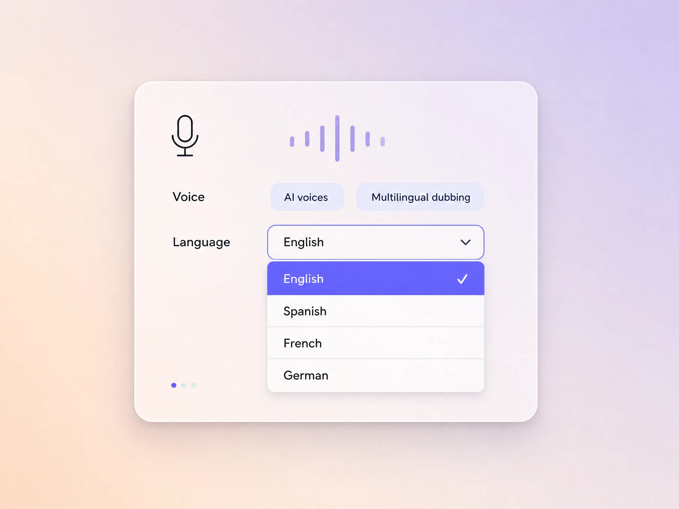 Pexo adding cloned narration and multilingual dubbing to a how it works video