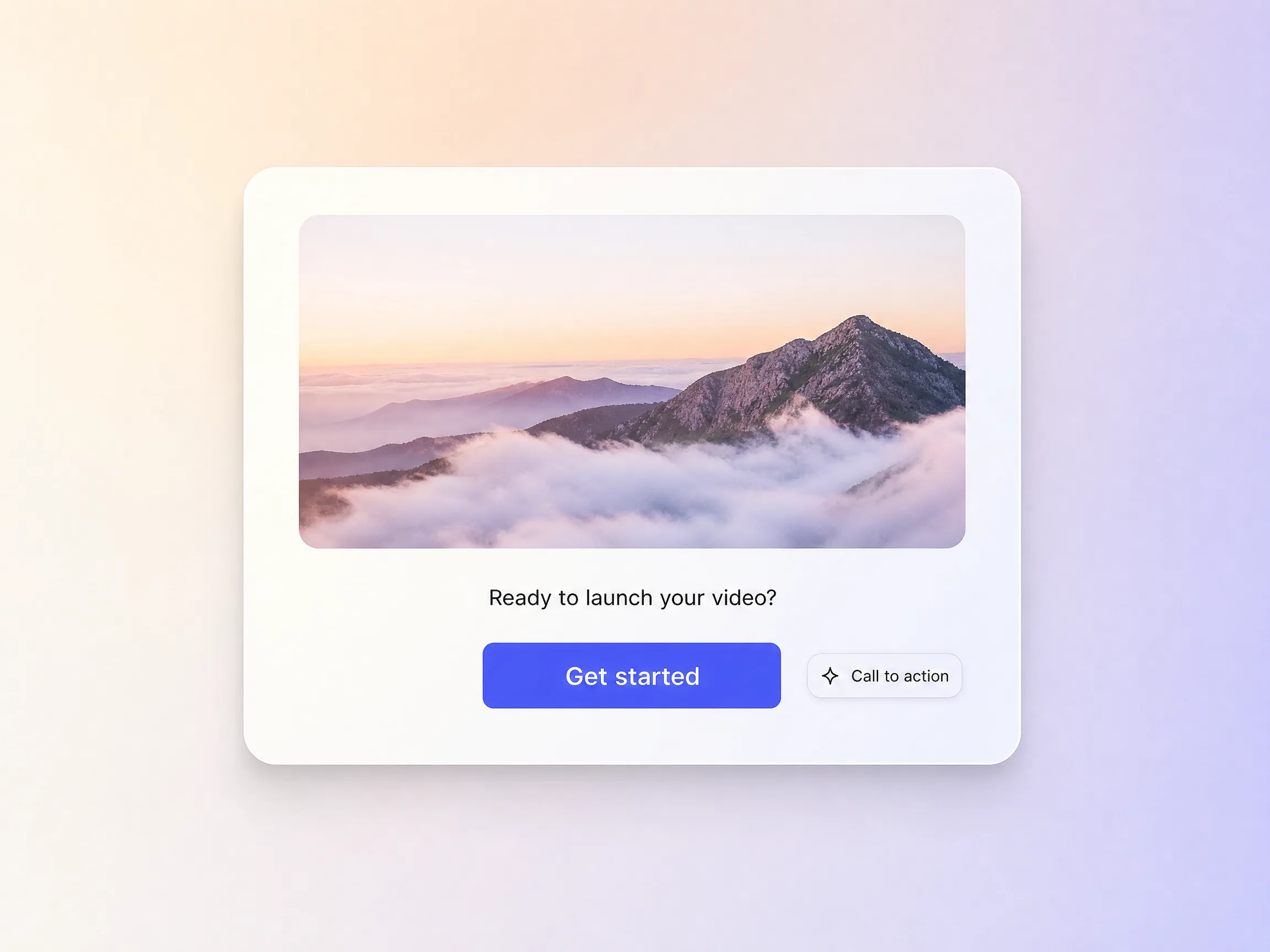 A app launch video ending on a clear signup call to action