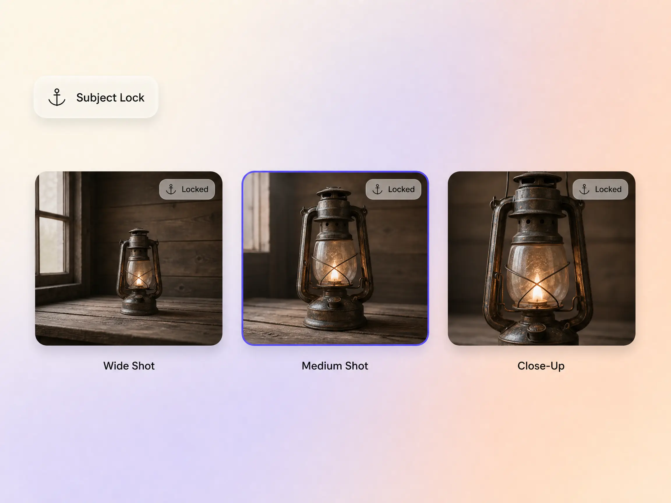 Hyperframe keeping a product consistent across shots of a ai movie