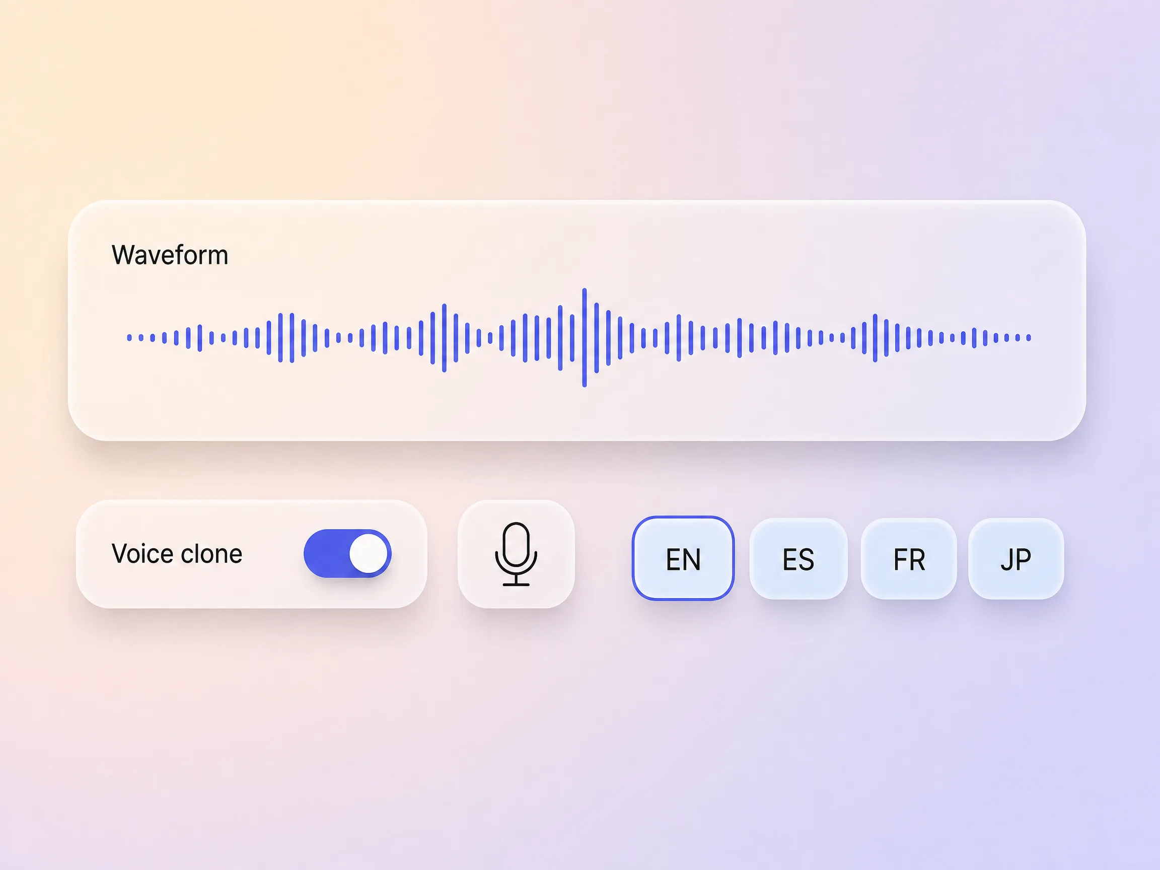 Pexo adding cloned narration and multilingual dubbing to a animated story video