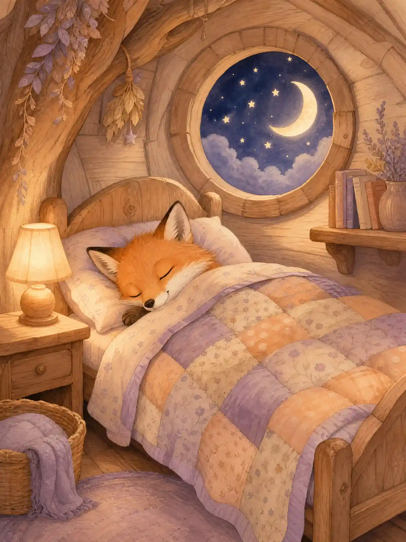 Animated bedtime story video for kids created with Pexo AI
