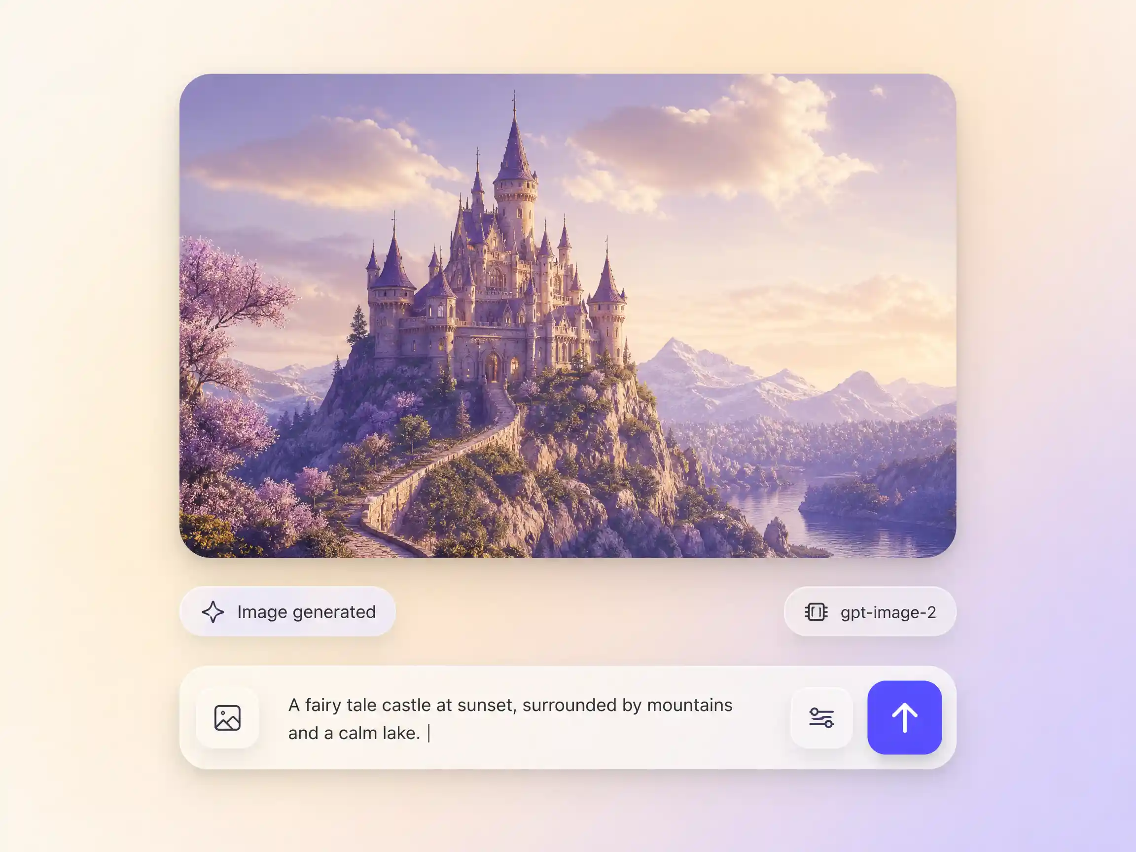 Pexo generating a custom image and animating it into a fairy tale video