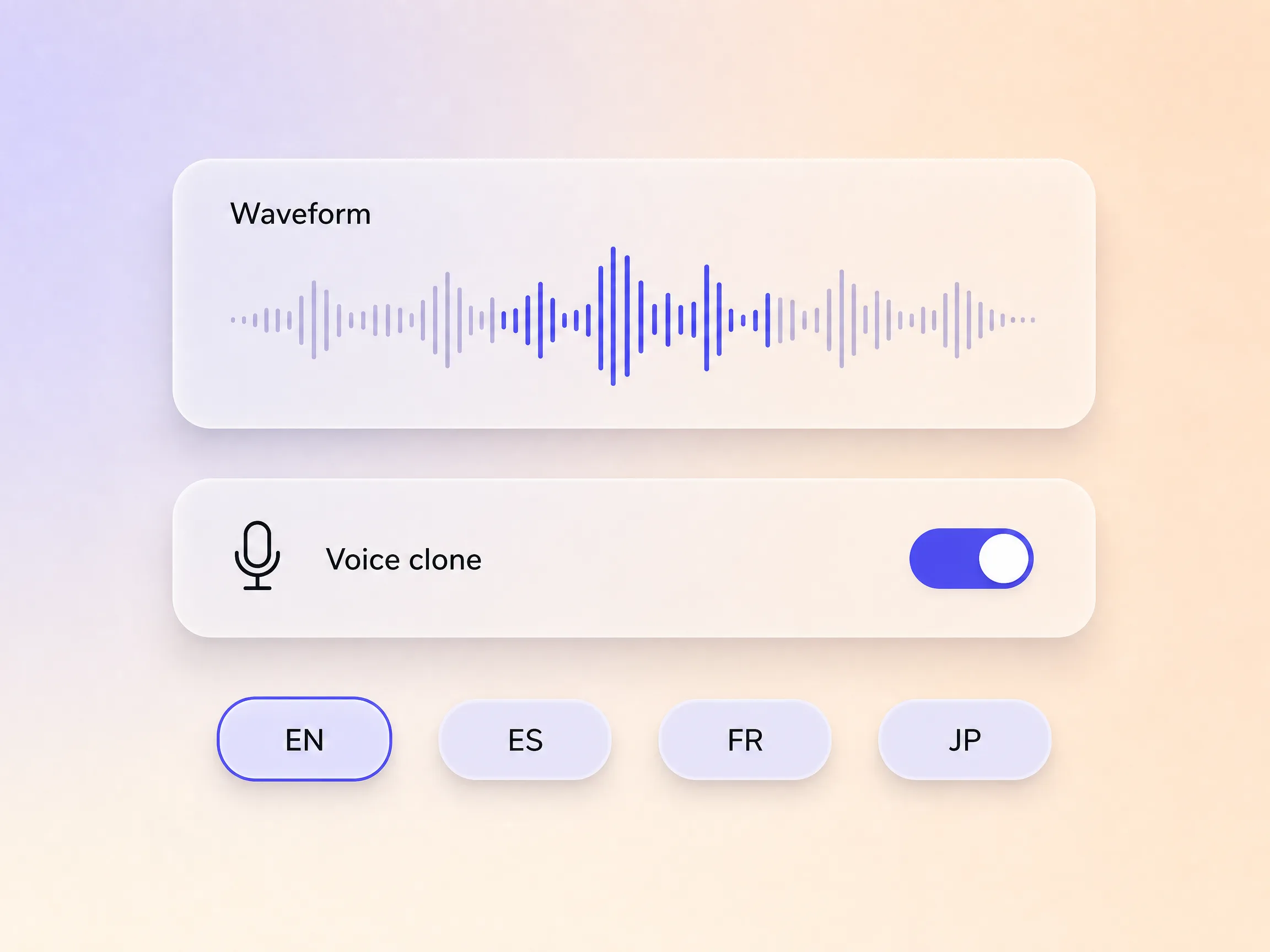 Pexo adding cloned narration and multilingual dubbing to a visual novel video
