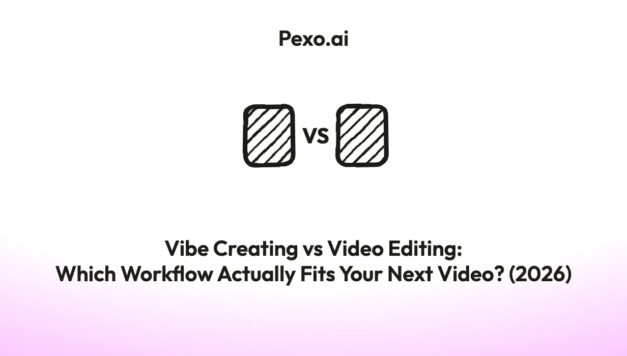 Vibe Creating vs Video Editing: Which Workflow Actually Fits Your Next Video? (2026)