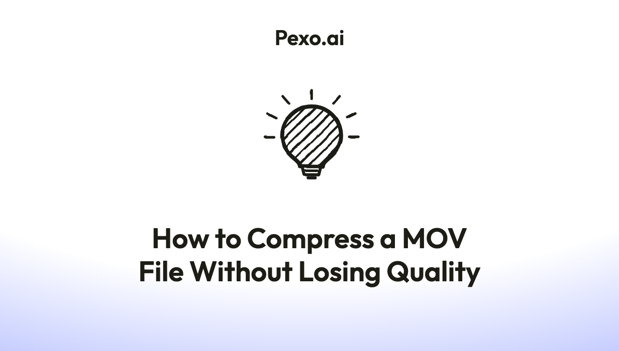 How to Compress a MOV File Without Losing Quality (4 Ways)