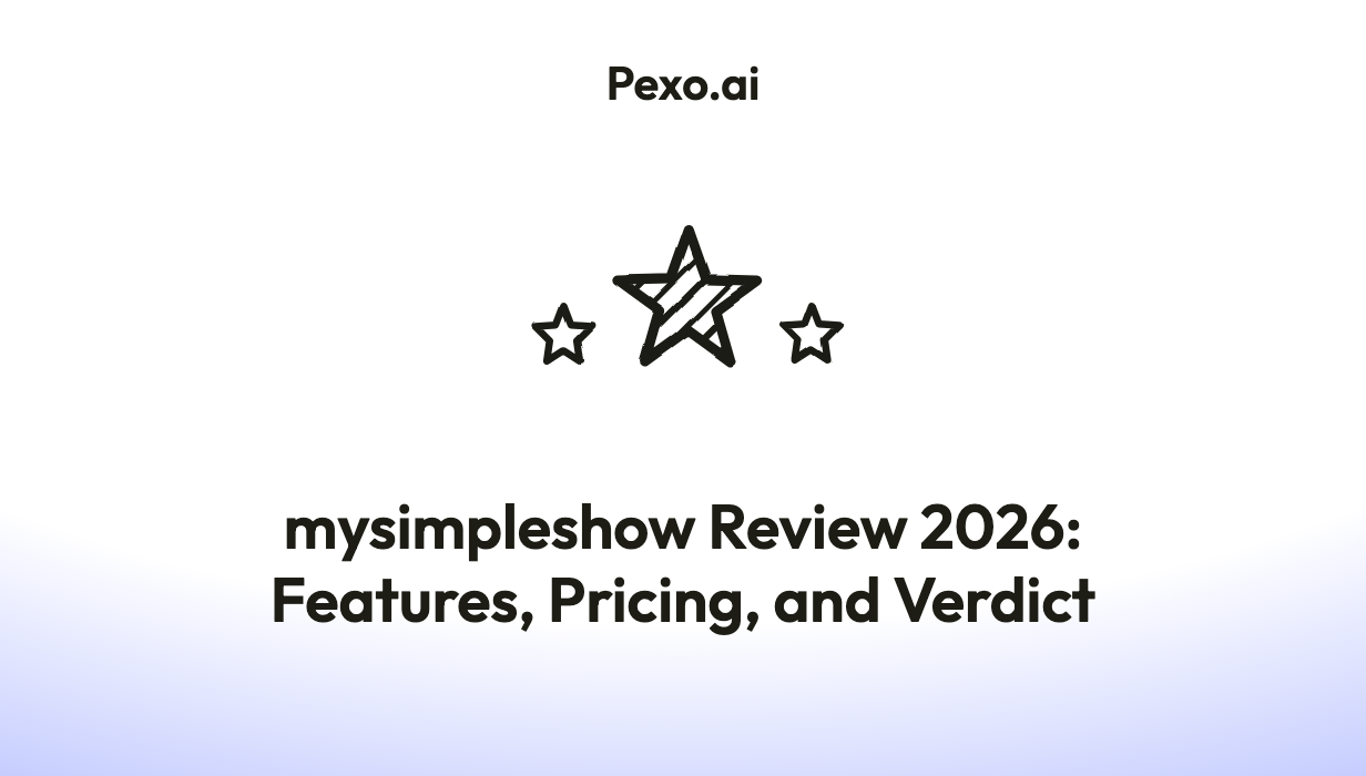 mysimpleshow Review 2026: Features, Pricing, and Verdict