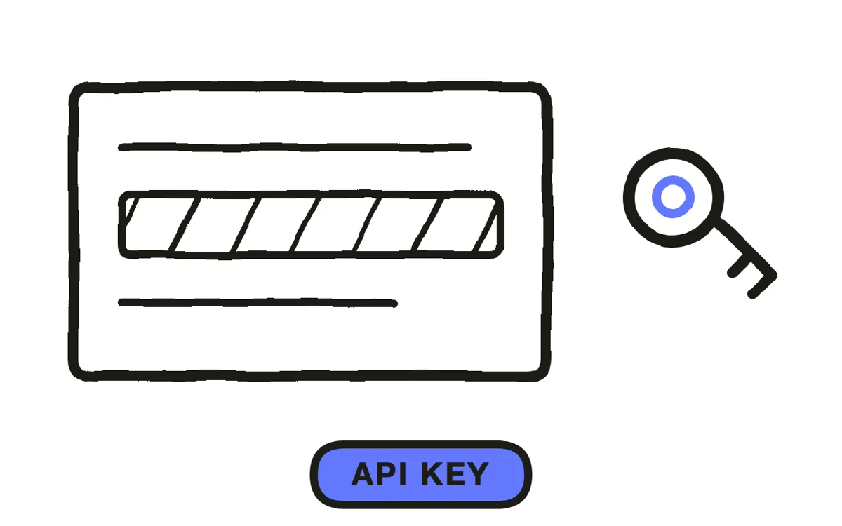 A hand-drawn key beside the DeepSeek platform API panel