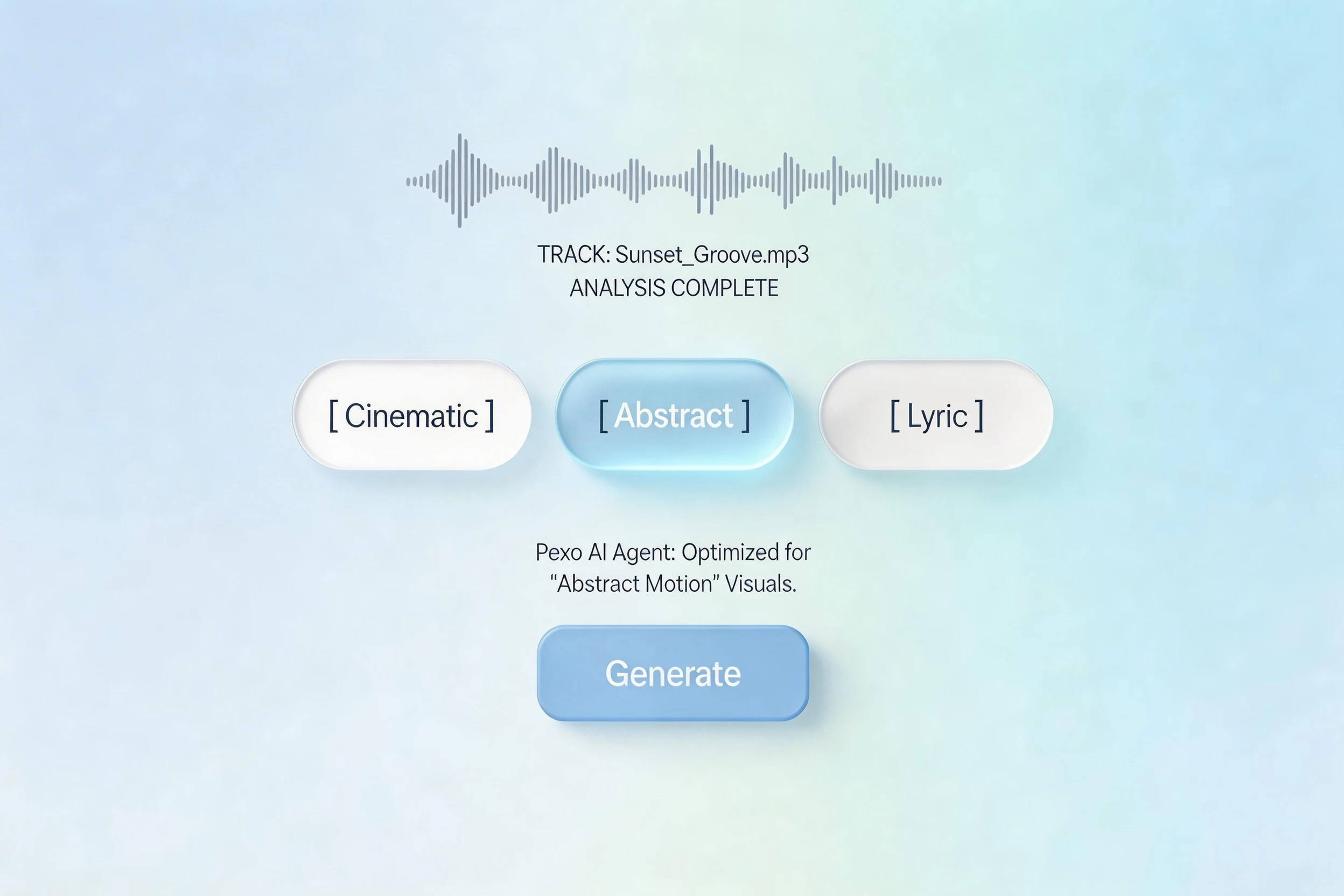 Multiple music video styles by Pexo AI