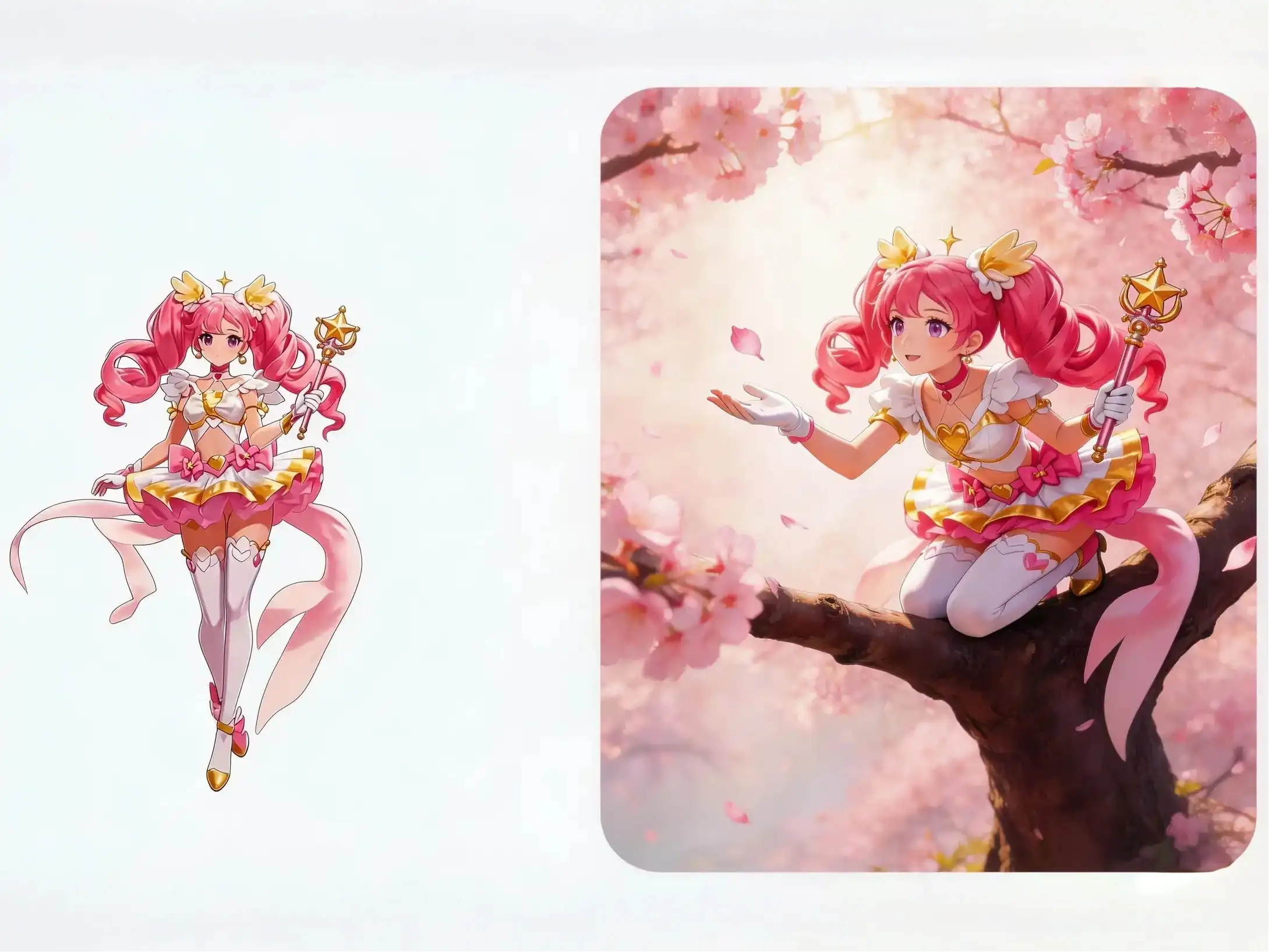 Consistent anime character design across scenes by Pexo