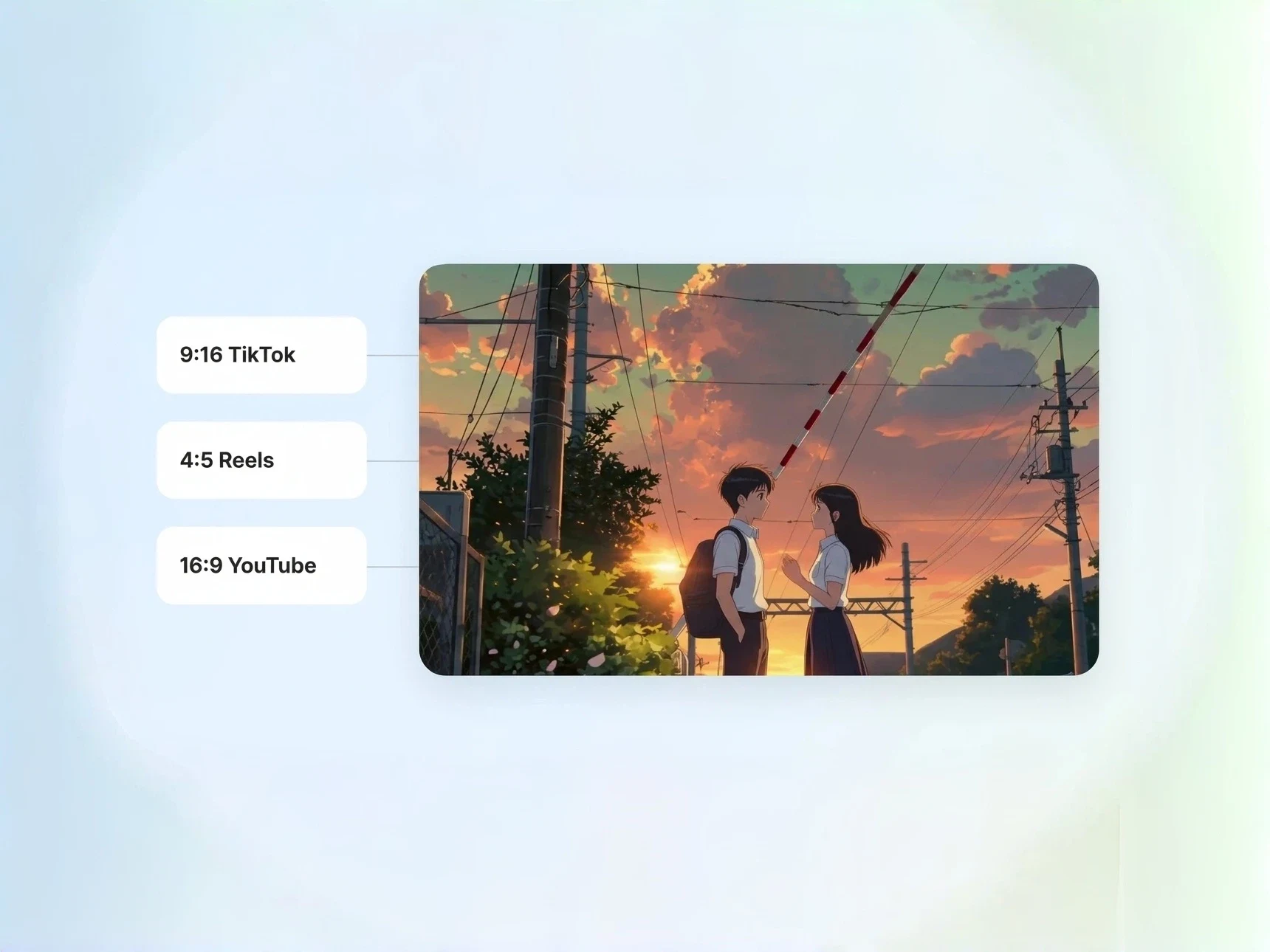 Platform-ready anime video formats by Pexo