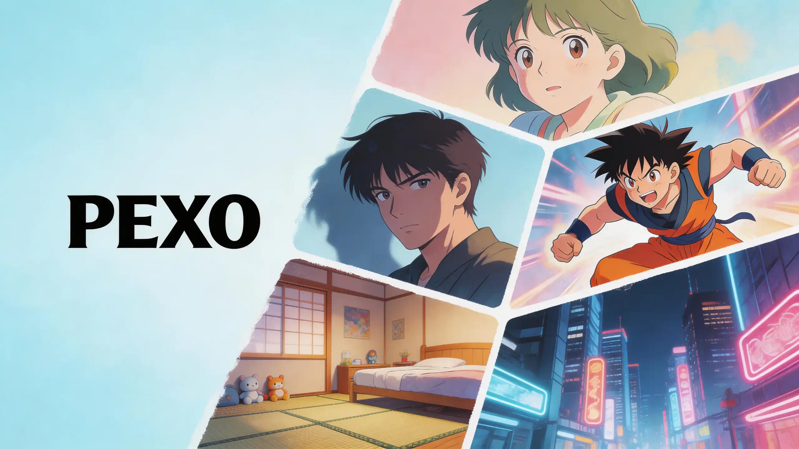 Authentic anime styles generated by Pexo AI