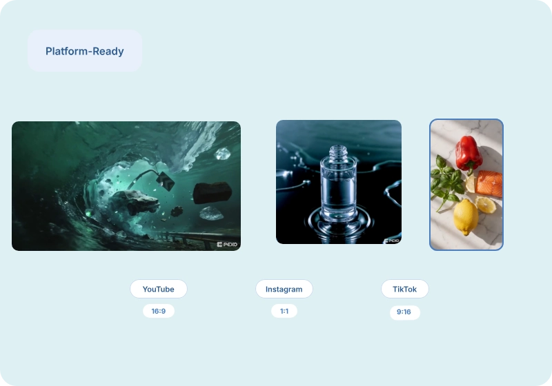 Dance video in multiple platform formats — TikTok, YouTube, Instagram